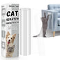 118" x 8.2" Door Protector from Cat Scratching, Clear Anti Dog Scratching Furniture Protector, Single Side Adhesive for Pets – with 30 Twist Pins, No-Residue - size: 118" x 8.2"