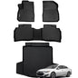 Wailtnb-Car Floor Mats & Cargo Liner Set for Chevrolet Malibu 2016-2025 All Weather Floor Mats for Chevrolet Chevy Malibu 16-25 Cargo Liner TPE Waterproof Trunk Liners Full Set Accessories for Malibu - style: 18|For Malibu|2016-2025|Set