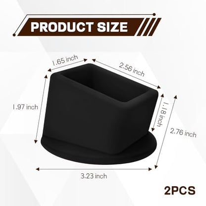 2PCS Car Seat Belt Buckle Holder, Easy Access Silicone Auto Seatbelt Buckle Booster, Seat Belt Buckles Fixer Cover Makes Receptacle Stand Upright Buckling for Kids, Car Accessories (Black) - color: Black