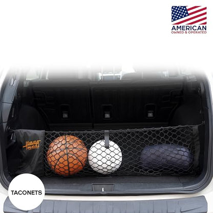 TacoNets Envelope Cargo Net for Subaru Outback - Fits 2015-Current - Upgraded 5mm Bungee - Integrated Storage Bag - Heavy Duty Hooks - Designed in USA - style: Subaru Outback 2015+