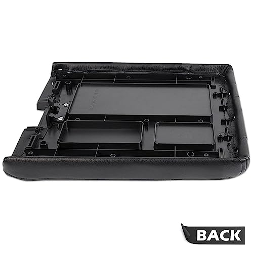 Center Console Lid Armrest Cover w/Latch Replacement Fit Chevy 2007-2013 Silverado Suburban Tahoe Avalanche/GMC Sierra Yukon Replaces 20864154