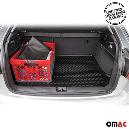 OMAC Cargo Mats Liner for Mazda CX-9 2016-2023 Rear Trunk Waterproof TPE Black - size: CX-9 2016-2023 / Black, style: Cargo Liners