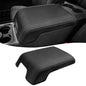 Center Console Armrest Cover for 2011-2016 Ford F250 F350 F450 Super Duty Accessories, Vinyl Leather Middle Armrest Cusion Protector, Anti-Scratch, Bucket Seat Only, Black Gray Stitching - size: Bucket Seat, 11-16 F250-F450, gray stitch
