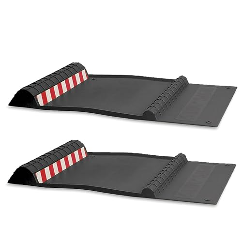 Maxsa 37358-2PK Park Right 21" x 11" x 2" Parking Mat, Black, Amazon Exclusive