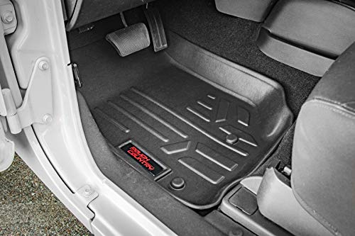 Rough Country Rear Cargo Mat for Jeep Wrangler JL Unlimited (2018-2025) - Custom Fit, Heavy-Duty, All-Weather Protection
