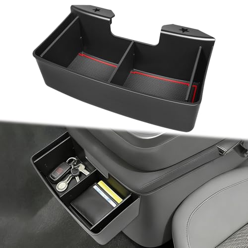Center Console Hanging Organizer Box Compatible With For 2019-2026 Chevy Silverado/GMC Sierra 1500 and 2020-2026 Silverado/Sierra 2500HD 3500HD Split Bench Seat Hanging Storage Box Accessories