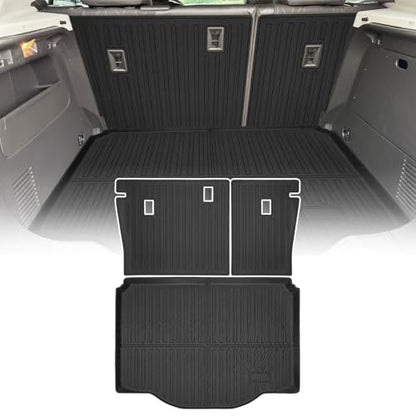 Cargo Liners Backrest Mat for Chevrolet Chevy Trax 2014-2023 & Buick Encore 2013-2023 Accessories with Hook&Loop Rear Trunk Mat Rear Seat Back Cover Protector All Weather Anti-Slip - size: Backrest Mat + Trunk Mat