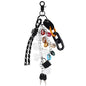 Multi Functional Y2K Black Key Chain Charms Decorative Car Key Chain Pendant Shells Purse Charms Women Cute Keychain Clip Aesthetic Accessories