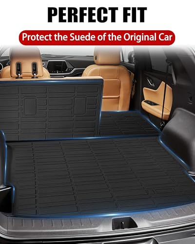 Cargo Liner Compatible with 2019-2026 Chevy Blazer Trunk Mat Cargo Mat Back Seat Cover Protector (Backrest Mats+Trunk Mat)