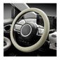 Car Steering Wheel Cover, 13 to 14 Inches Non-Slip Soft Silicone Steering Wheel Protector, Stretchable Elastic Steering Wheel Cover Fits Most Cars for Men and Women (Beige) - color: Beige