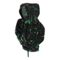 1 Pc Gear Shift Knob Cover Decoration Stick Shifting Handle Protector 5.91"x4.33" Hoodie Style Green Black Polyester