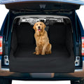 Cargo Cover for Dogs, Water Resistant Pet Cargo Liner Dog Seat Cover Mat for SUVs Sedans Vans with Bumper Flap Protector, Non-Slip, Backseat Cover, Trunk Liner Universal Fit (Large/Black) - color: Black