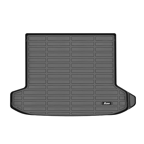 IKON MOTORSPORTS TPE Cargo Trunk Liner, Compatible with 2022-2026 Hyundai Tucson Hybrid, Custom Fit All Weather Protection Heavy Duty Rear Trunk Tray Cargo Mats Protector, Black