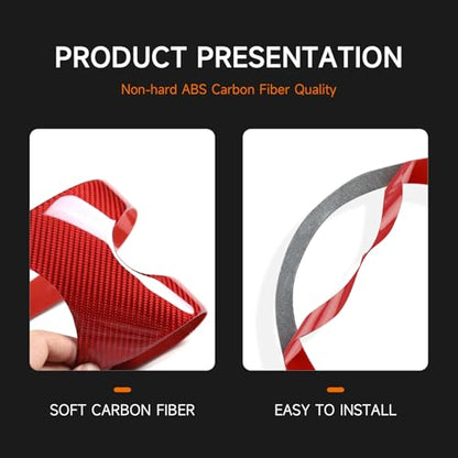 Car Gear Shift Panel Decals for 2011 Dodge Durango Accessories Carbon Fiber Interior Stickers - color: Gear Shift Panel, A2
