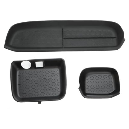 auovo Passenger Storage Organizer Mat Compatible with Toyota RAV4 Accessories 2025 2024 2023 2022 2021 2020 2019 RAV-4 Drivers Side Cubby Organizer Passenger Glove Box Organizer Tray (3PCS)