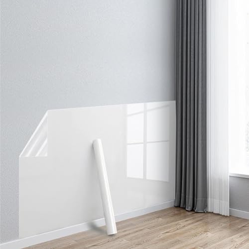 Clear Wall Protector, Adhesive-Free Cover for Kitchen & Office from Bin, Chair Back, Furniture, Door, Pet, Electrostatic Wall Protective Film (15.7in*32.8ft) - size: 15.7in*32.8ft