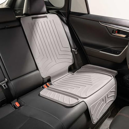 WeatherTech Child Car Seat Protector with Back | Spill Protection, Prevents Seat Compression, Grey - color: Grey, size: Seat with Back