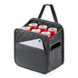 Backseat Car Organizer, PU Leather Car Storage with 2 Mesh Pockets, 9.8" x 9.8" x 5.5", Foldable & Universal, For Car, Truck, SUV