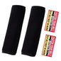 2 Pack Soft Seat Belt Cover Pad with Embroidered Fabric Sticker - Comfortable Seatbelt Covers for All Cars and All Ages - Seat Belt Extender Shoulder Pad - Seatbelt Cushion for Backpack - size: Fasten