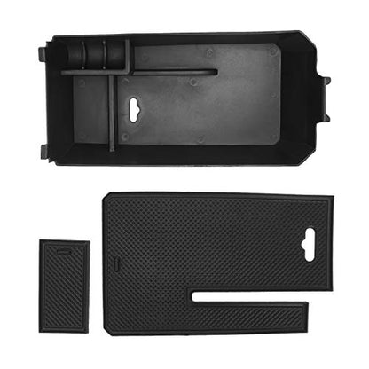 auovo Center Console Organizer Tray for Mercedes Benz Accessories C GLC Class W205 CLS 2015+ Secondary Armrest Console Storage Box Car Interior