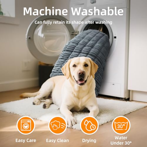 Dog Car Seat Cover for Back Seat, 54"x24.8" Non-Slip Pet Bed Mat, Washable Flannel Travel Mat for SUV & Trucks, Scratch & Spill Proof - color: Grey