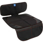 funbliss Car Seat Protector for Child Car Seat,Auto Seat Cover Mat for Under Carseat with Thickest Padding to Protect Leather & Fabric Upholstery,PVC Leather Reinforced Corners