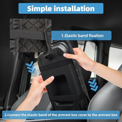 Center Console Armrest Cover Compatible with Subaru Forester 2019 2020 2021 2022 2023 2024 Fully Covered Anti-Scratch Protector Interior Accessories - size: Compatible with Forester 2019-2024