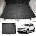 Cargo Liner for Jeep Compass 2017-2025 All Weather Trunk Mat for Compass Accessories Cargo Mat TPE Heavy Duty Anti-Slip - size: 6)Jeep Compass【2017-2025】