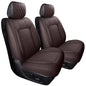 Aierxuan Seat Covers for Dodge Ram Custom Fit 2009-2026 1500 2500 3500 Truck Pickup Crew Quad Regular Cab Waterproof Leather Airbag Compatible Cushion(2 PCS Front/Brown) - color: 2 PCS Front/Brown