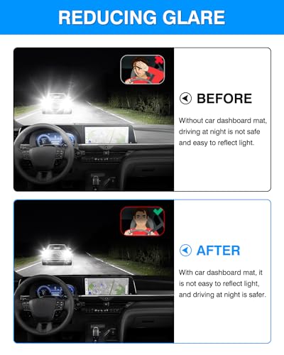 Autorder Dashboard Cover Mat Fit for 2023-2025 2026 Toyota Crown Accessories Dash Cover Flannel Dash Mat Sunshade Glare UV Rays Protector - size: 2023-2026 Toyota Crown