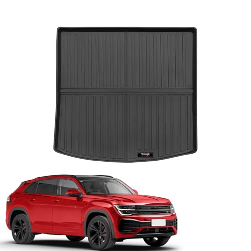 Custom for 2020-2026 VW Atlas Cross Sport Cargo Mats Trunk Liner All Weather TPE Protection Mat Accessories (for 2020-2026 VW Atlas Cross Sport) - color: for 2020-2026 VW Atlas Cross Sport