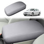 AOMSAZTO Grey Armrest Console Cover for Civic 2012-2015 Honda Middle Leather Arm Cover - color: Gray
