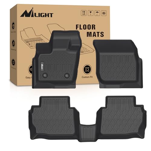 Nilight TPE Floor Mats for Ford Fusion Lincoln MKZ 2013 2014 2015 2016,All Weather Custom Fit Heavy Duty Floor Liners - color: 2013-2016 Ford Fusion Lincoln MKZ