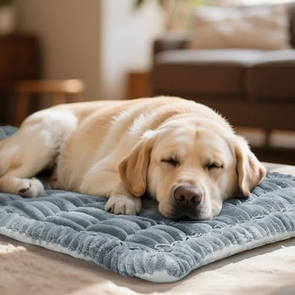 Dog Car Seat Cover for Back Seat, 54"x24.8" Non-Slip Pet Bed Mat, Washable Flannel Travel Mat for SUV & Trucks, Scratch & Spill Proof - color: Grey