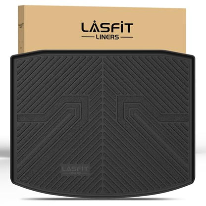 LASFIT Cargo Mat for Honda CR-V 2017-2022 (Tray in Lower Position), Custom Fit Trunk Mat, Raised Edge All Weather Protection, Kid & Pet Friendly, Easy Clean for Family Use, Black (Not for Hybrid) - style: 2）For Honda CR-V | 2017-2022 | Cargo Mat (Lower Po