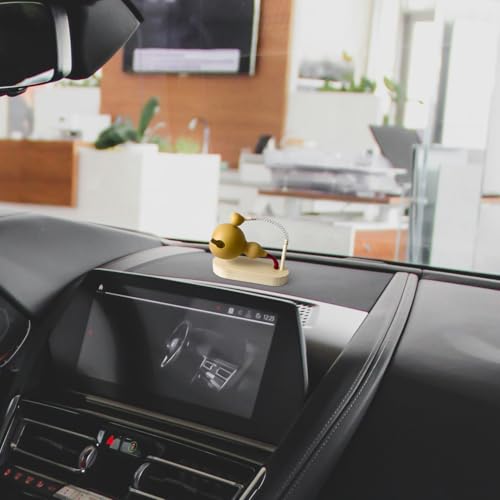 Geiomoo Cute Car Interior Accessories Ornament, Dashboard Stress Relief Decorations for Home Office Desktop Gifts (1 Pack)