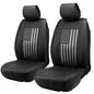 Premium PU Leather American Black Flag Seat Covers Front 2 Seat Set, Universal Fit for Trucks, Cars & SUVs Scratch Resistant Car Seat Protector & Premium Patriotic Auto Accessories（Vertical Flag） - color: Vertical Flag