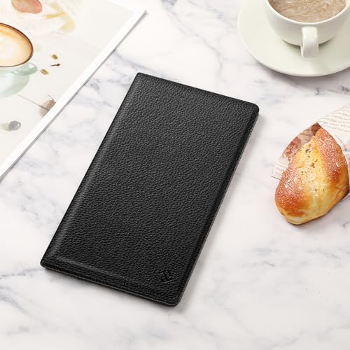 FINPAC Car Registration and Insurance Card Holder, Vehicle Glove Box Card Organizer Wallet Automobile Accessories for License - color: Black