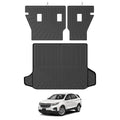 Mixsuper Cargo Liner for Chevrolet/Chevy Equinox 2018-2024, All Weather Trunk Mat Backrest Mat TPE Back Seat Cover Protector for Equinox Accessories - size: 18-24 |Equinox| Cargo & Backrest Mat