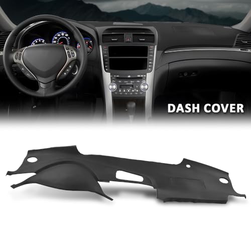G-PLUS TPE Dash Cover Dashboard Cap Panel Compatible with Acura TL 2004-2008 Black - size: 2004-2008 Acura TL | Black