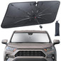 Car Windshield Sunshade Umbrella for RAV4 - Lamicall 2026 Foldable Car Windshield Sun Shade Cover, 5 Layers UV Block Coating, Front Window Heat Insulation Protection, for RAV 4 (2019-2025) Windshield - size: Toyota RAV4 (2019-2025)