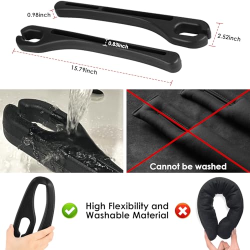 Car Seat Gap Filler 2 Pack, Universal Fit for Most Cars, Trucks, SUVs, Seat Gap Filler Prevents Things from Falling