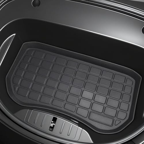 SUPER LINER 2021-2023 Tesla Model 3 Floor Mats | 6-Piece Set Extra-Thick TPE All-Weather Floor & Cargo Liners | Pet & Child-Friendly Custom Fit Interior Accessories - size: 2021-2023 Tesla Model 3 (6-Piece Set)