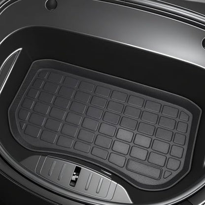 SUPER LINER 2021-2023 Tesla Model 3 Floor Mats | 6-Piece Set Extra-Thick TPE All-Weather Floor & Cargo Liners | Pet & Child-Friendly Custom Fit Interior Accessories - size: 2021-2023 Tesla Model 3 (6-Piece Set)