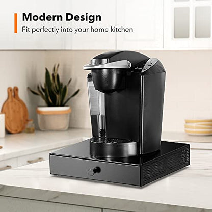 SICHEER K Cup Organization Storage Drawer Maker K Cup Holder Coffee Pod Organizer Stand Tray Counter Rack Countertop Maker Stand Capsules Compatible with Keurig Accessories Holds 36 Pods - size: 36 Pod Capacity