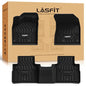 LASFIT Floor Mats for Nissan Rogue 2021-2026 (Not Fit Rogue Sport), Custom Fit All Weather Protection Durable TPE Floor Liners for Nissan Rogue S/SV/SL/Platinum 2021-2026 1st & 2nd Row Car Mats, Black - size: 1)For Nissan Rogue | 2021-2026