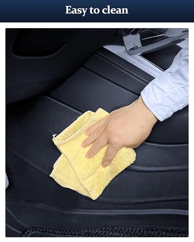2PCS Center Console Anti Kick Pad Protector for Tesla Model 3 Highland 2024-2027 Accessories, TPE Front Side Seat Center Side Cover Pad Model 3 Anti-Dirty Waterproof Dust Resistant Protector Mat Cover - size: Model 3 Highland Anti Kick Pad