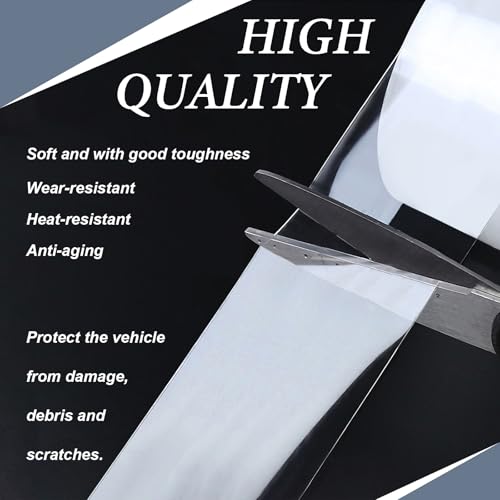 Car Door Edge Guards/Door Sill Protector, Anti-Scratch Anti-Collision Adhesive Strip, for Most Vehicles (2.7Inx33Ft, Transparent) - size: 2.7In x 33Ft