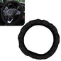 Pack-1 Car Steering Wheel Cover, Ice Silk 3D Massage Mesh Breathable Without Inner Ring Steering Wheel Cover, Elastic Easy Grip Anti-Slip Protector for 14.5"-15", Universal for Cars (Black)