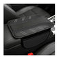 Car Center Console Cover, Leather Auto Arm Rest Protector Cushion with 2 Side Storage Bags, Universal Armrest Cushion Pad Middle Console Cover for SUVs Sedans Trucks (Black) - color: Black